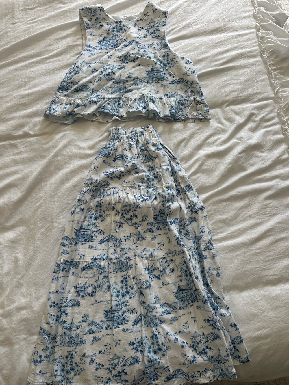 Two piece skirt and top